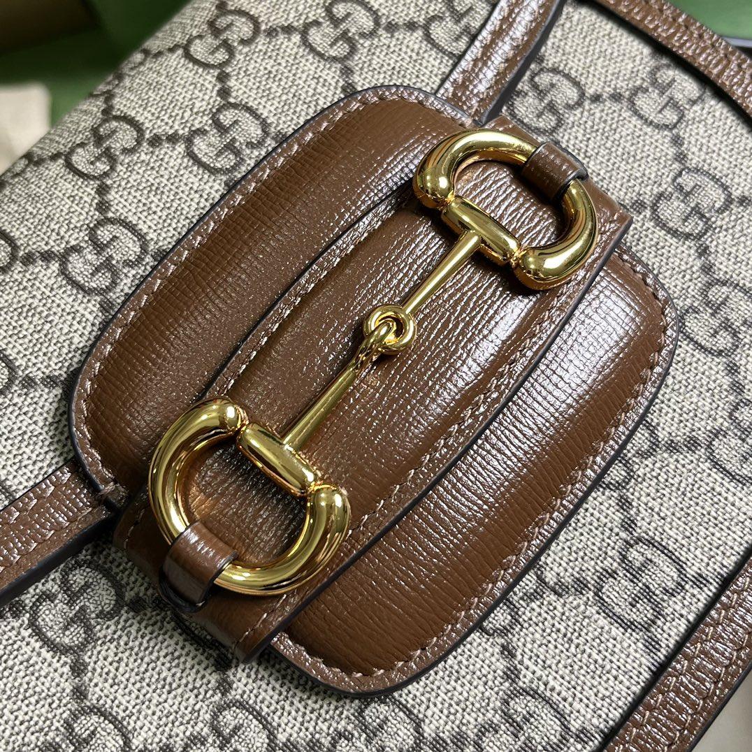 Gucci Horsebit 1955 Mini Rounded Bag (20x 13x 6cm) - DopestKickz