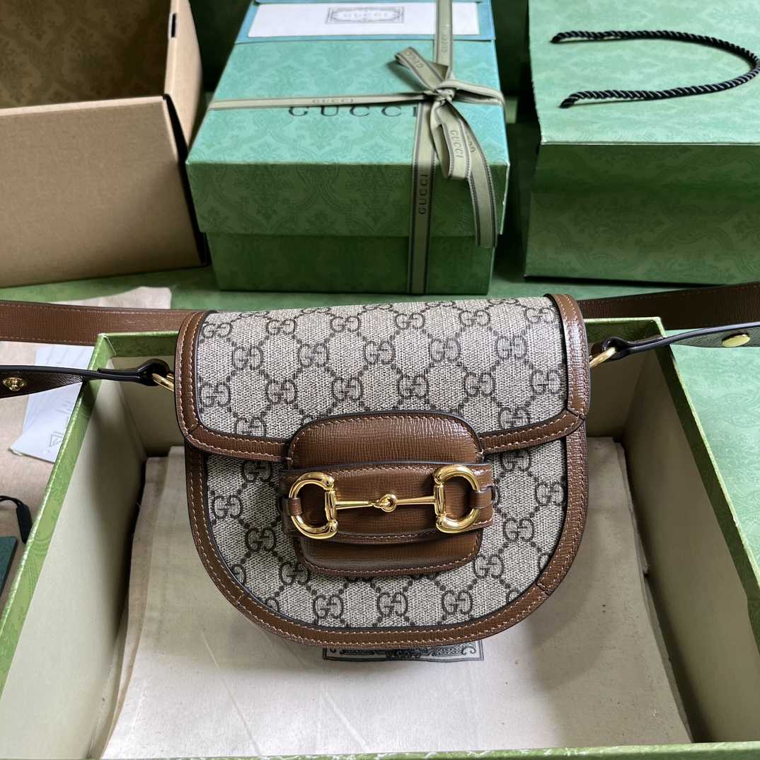 Gucci Horsebit 1955 Mini Rounded Bag (20x 13x 6cm) - DopestKickz