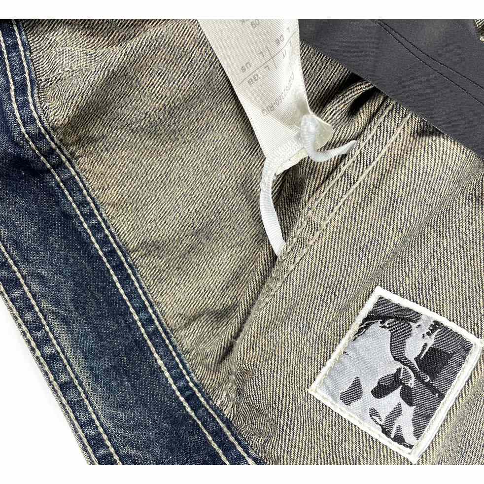 Rick Owens Cropped Denim Jacket - DopestKickz