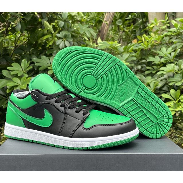 Air Jordan 1 Low “Lucky Green” Sneaker   553558-065  - DopestKickz
