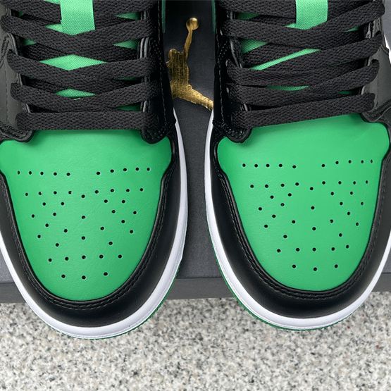 Air Jordan 1 Low “Lucky Green” Sneaker   553558-065  - DopestKickz