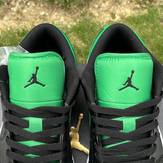 Air Jordan 1 Low “Lucky Green” Sneaker   553558-065  - DopestKickz