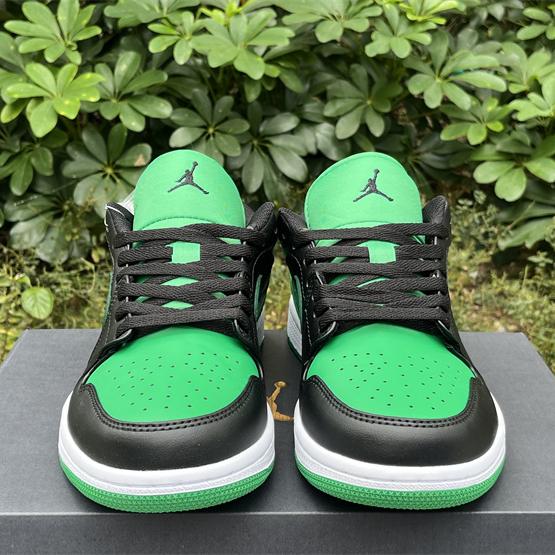 Air Jordan 1 Low “Lucky Green” Sneaker   553558-065  - DopestKickz
