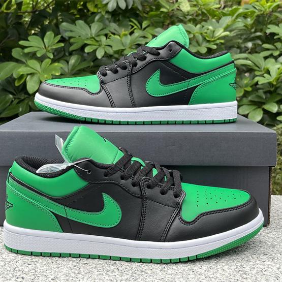 Air Jordan 1 Low “Lucky Green” Sneaker   553558-065  - DopestKickz
