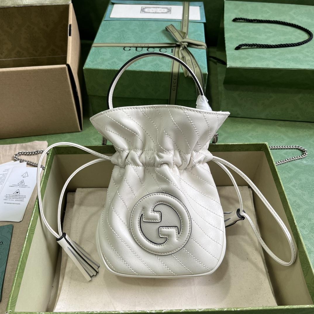 Gucci Blondie Mini Bucket Bag - DopestKickz