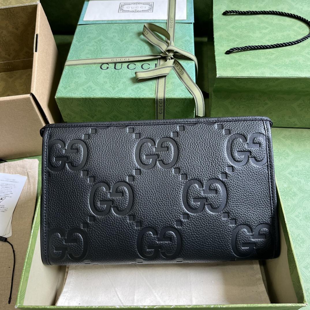 Gucci Jumbo GG Pouch (28.5x 18x 9cm) - DopestKickz