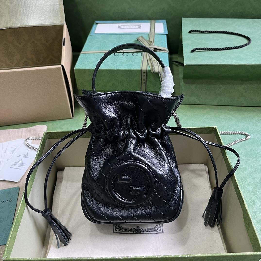 Gucci Blondie Mini Bucket Bag - DopestKickz