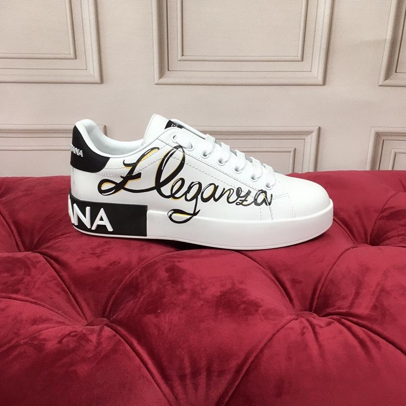 Dolce & Gabbana Portofino 'Eleganza Print - White Black' - DopestKickz