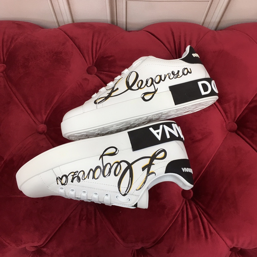 Dolce & Gabbana Portofino 'Eleganza Print - White Black' - DopestKickz