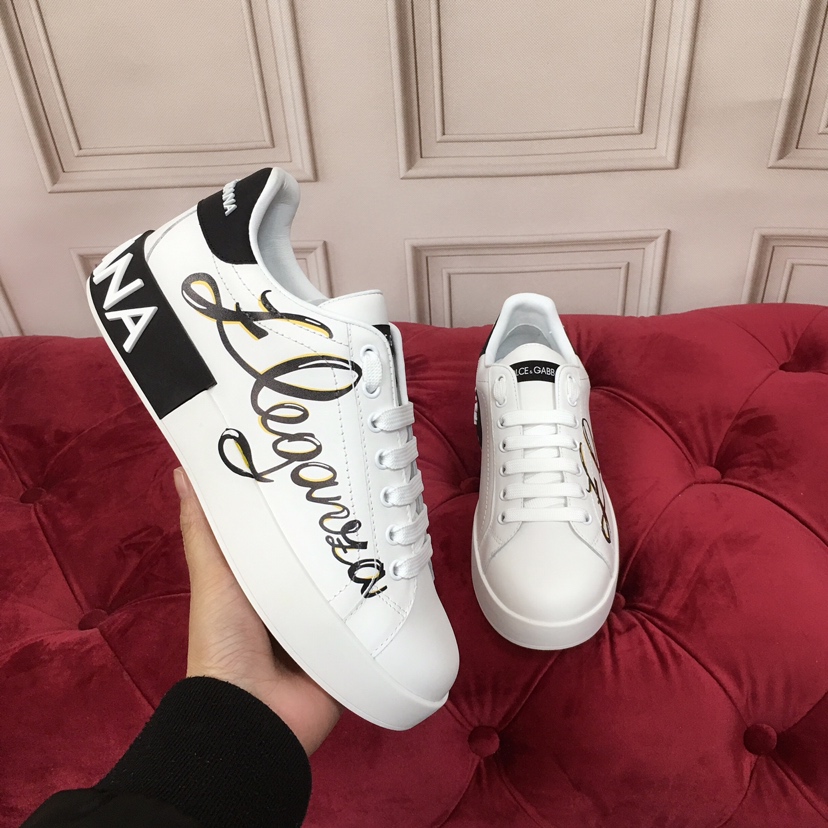 Dolce & Gabbana Portofino 'Eleganza Print - White Black' - DopestKickz