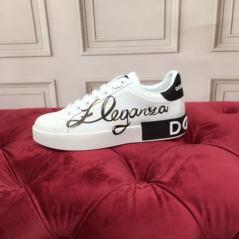 Dolce & Gabbana Portofino 'Eleganza Print - White Black' - DopestKickz