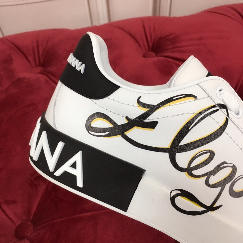 Dolce & Gabbana Portofino 'Eleganza Print - White Black' - DopestKickz