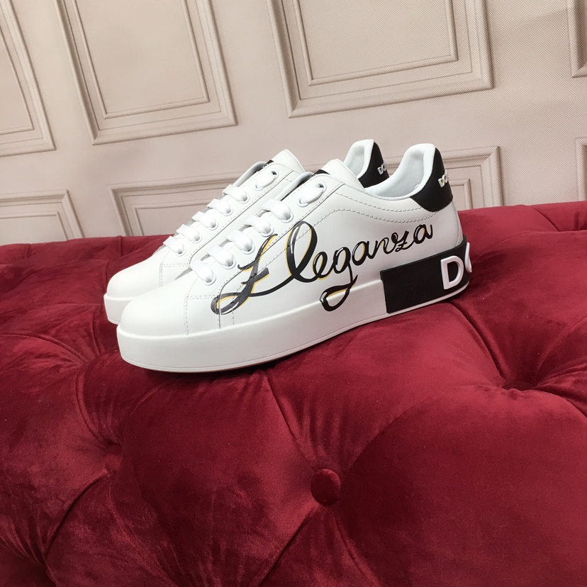 Dolce & Gabbana Portofino 'Eleganza Print - White Black' - DopestKickz