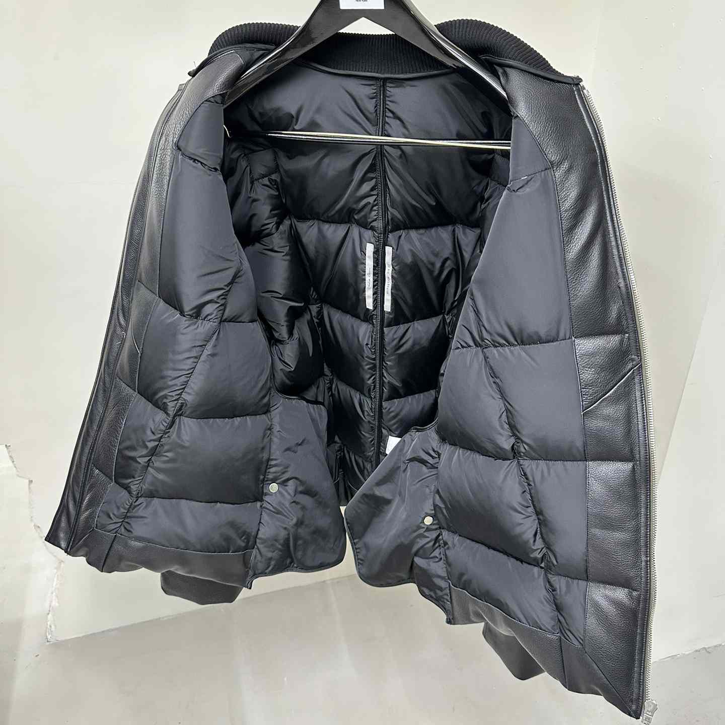 Rick Owens Down Jacket With Zipper - DopestKickz