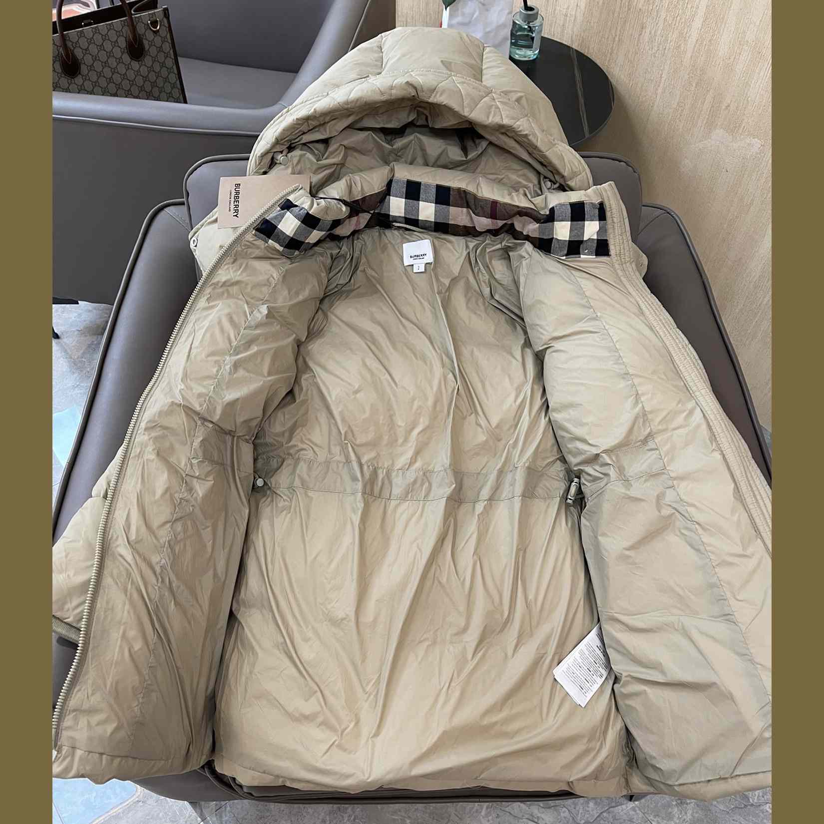 Burberry Hooded Down Jacket - DopestKickz