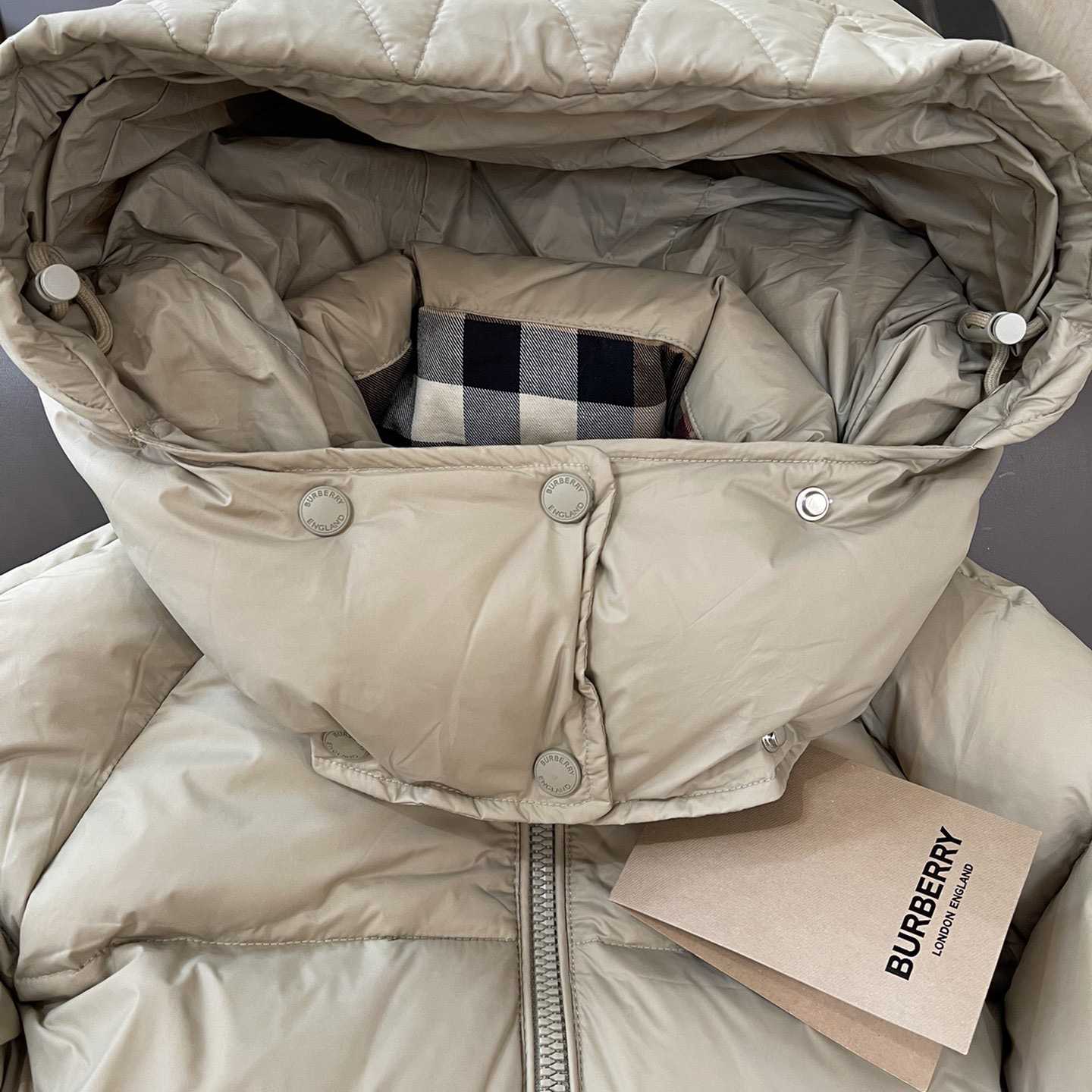 Burberry Hooded Down Jacket - DopestKickz