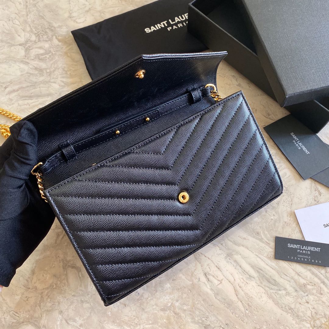 Saint Laurent Chain Wallet (22.5*14*4cm) - DopestKickz