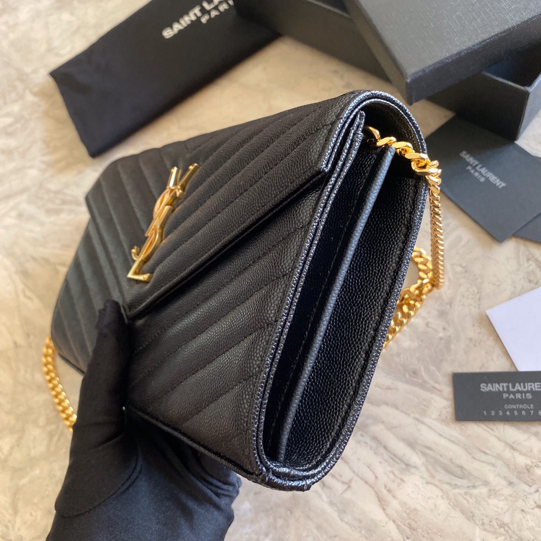 Saint Laurent Chain Wallet (22.5*14*4cm) - DopestKickz