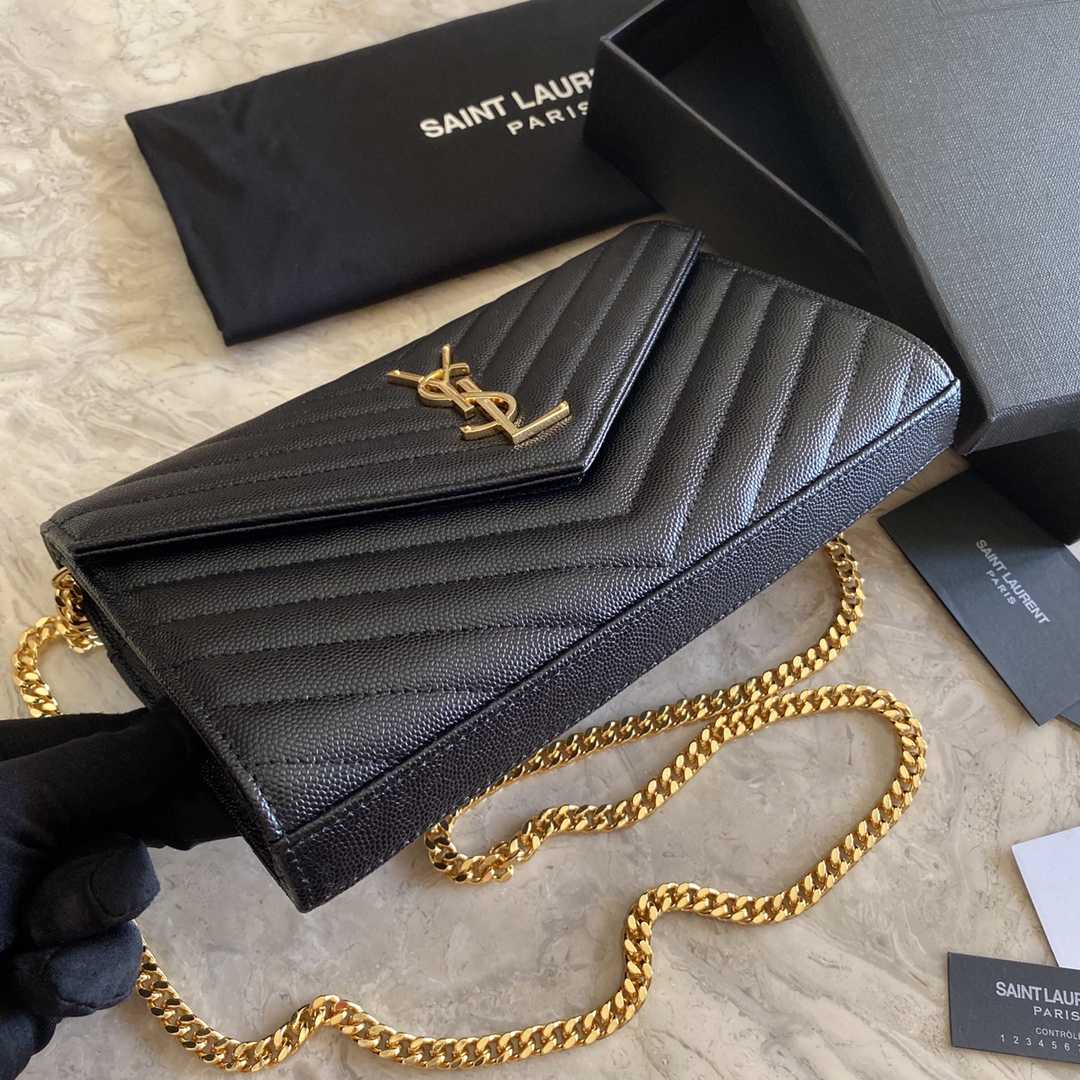 Saint Laurent Chain Wallet (22.5*14*4cm) - DopestKickz