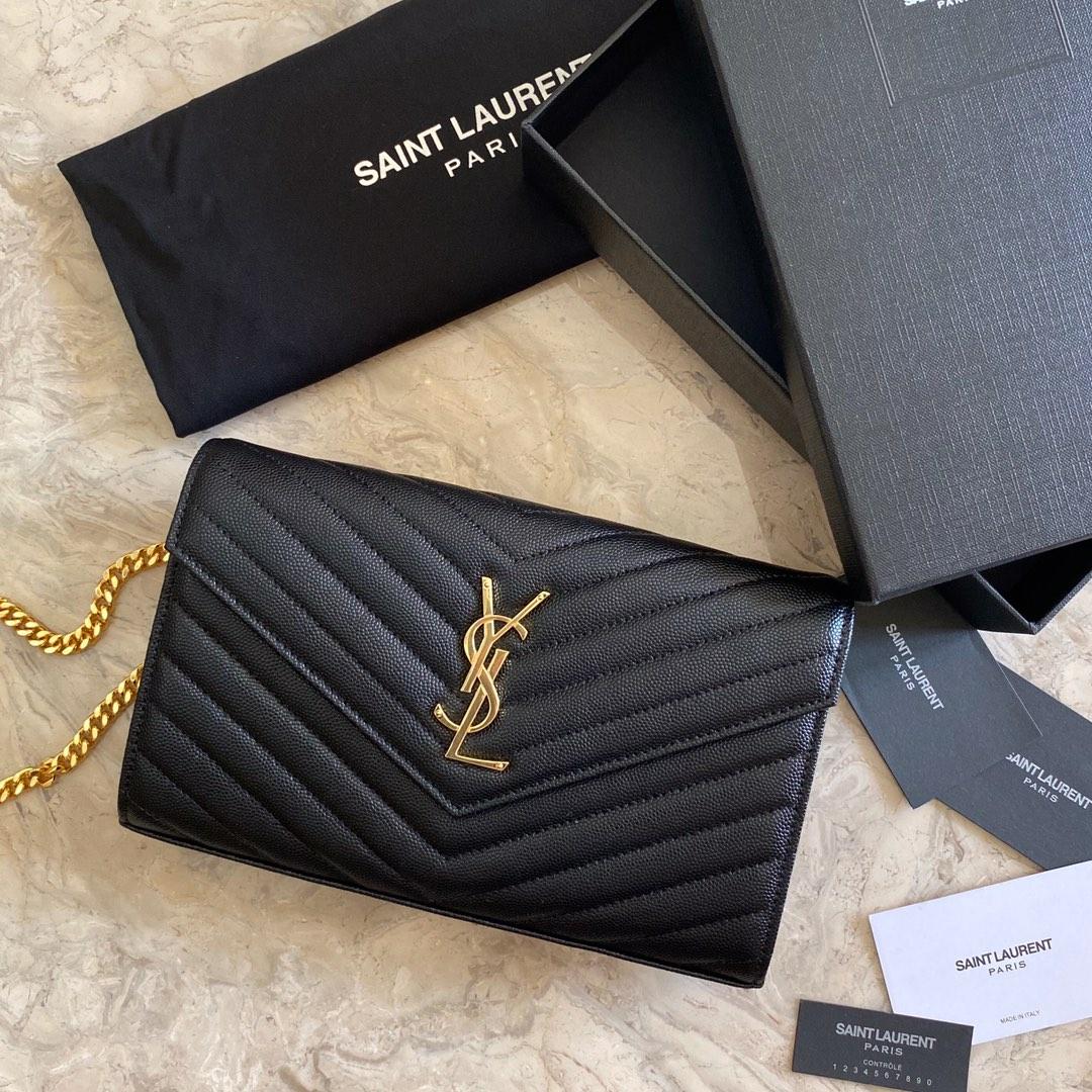Saint Laurent Chain Wallet (22.5*14*4cm) - DopestKickz