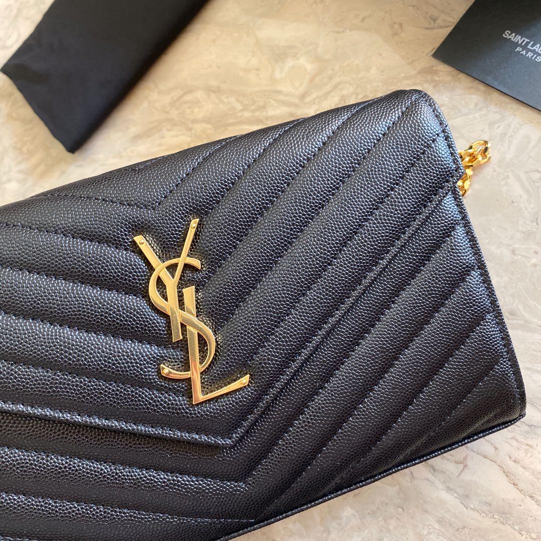 Saint Laurent Chain Wallet (22.5*14*4cm) - DopestKickz