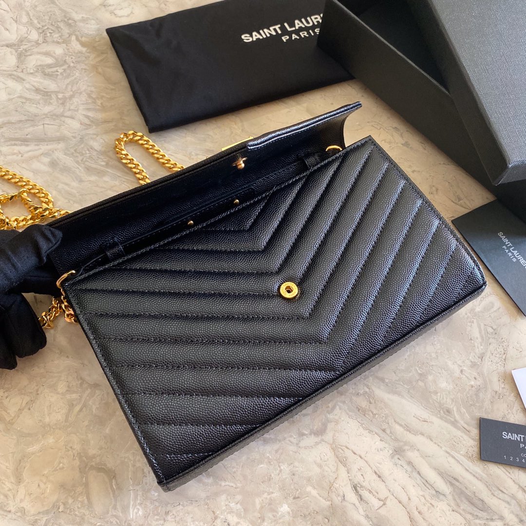 Saint Laurent Chain Wallet (22.5*14*4cm) - DopestKickz