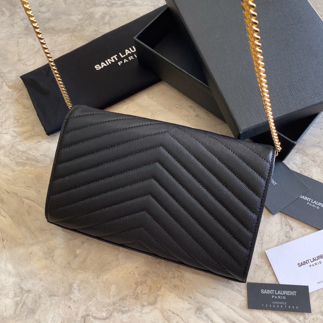 Saint Laurent Chain Wallet (22.5*14*4cm) - DopestKickz