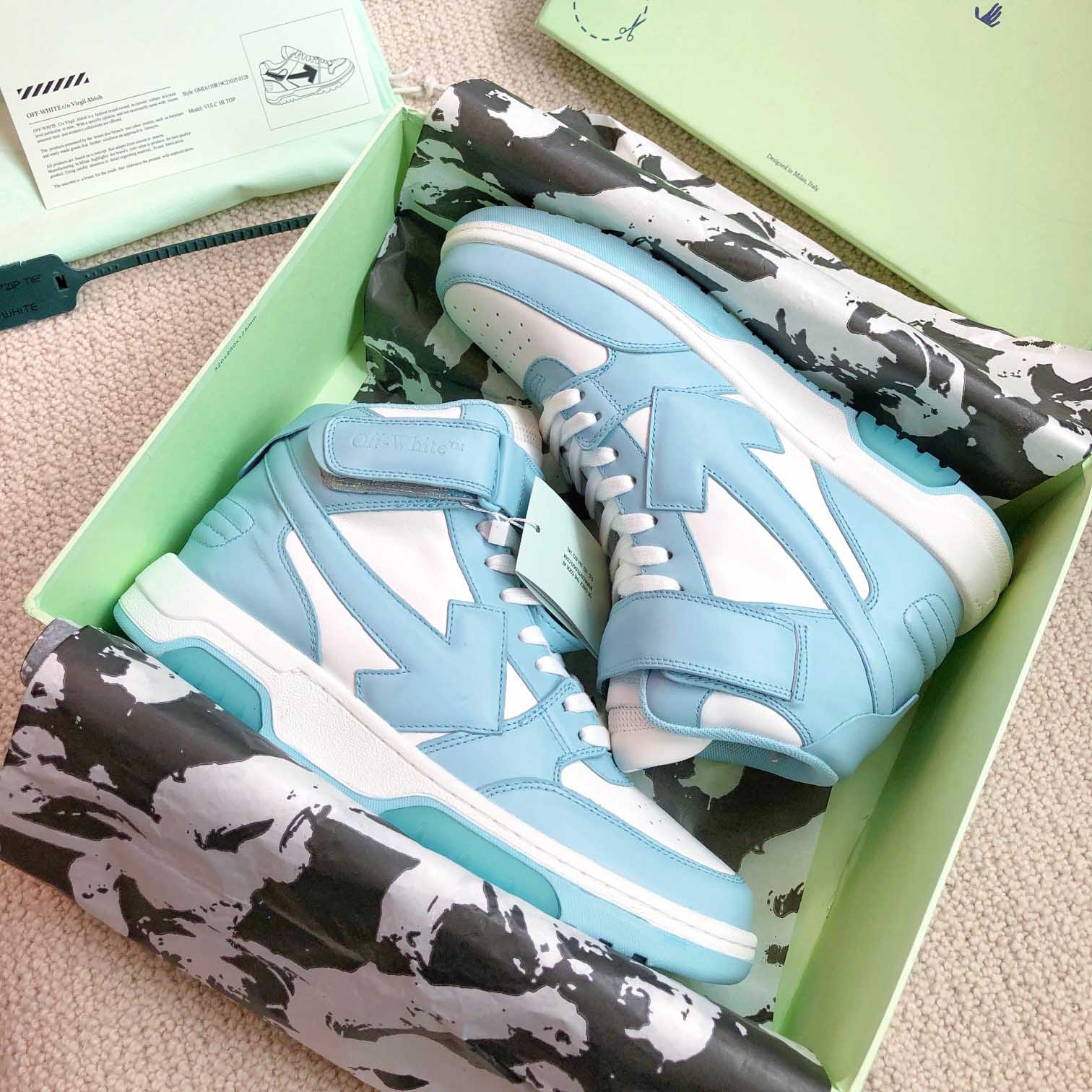 Off White Out Of Office Mid Top Sneaker - DopestKickz