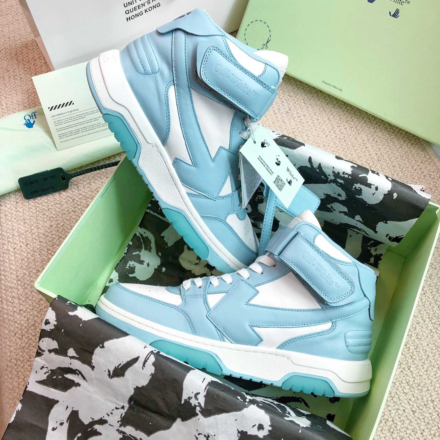 Off White Out Of Office Mid Top Sneaker - DopestKickz