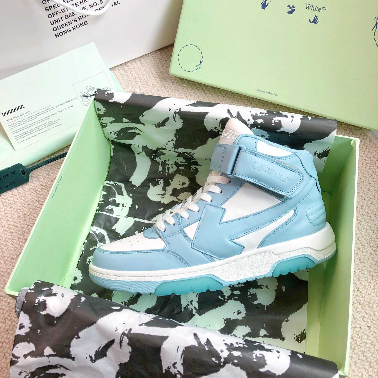 Off White Out Of Office Mid Top Sneaker - DopestKickz