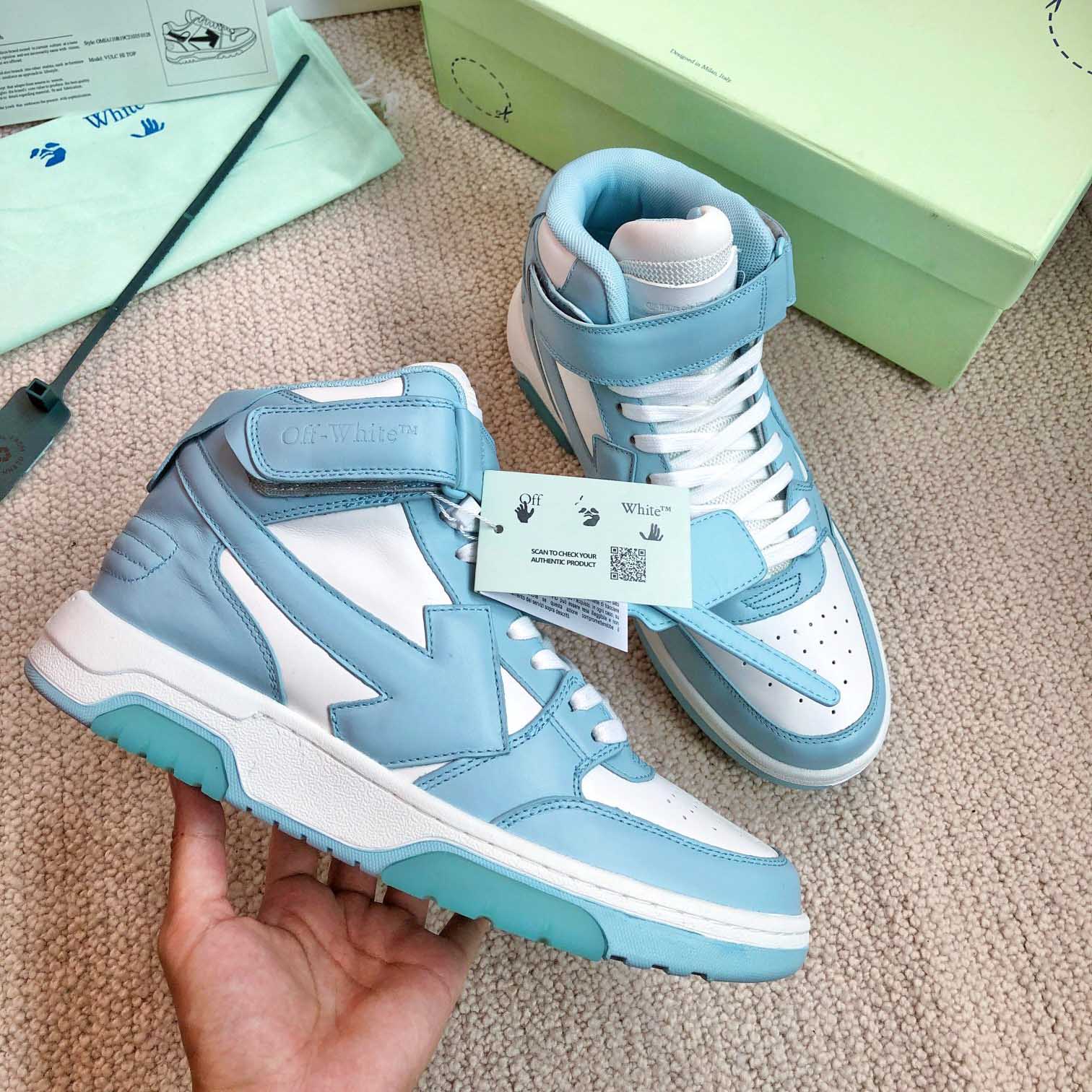 Off White Out Of Office Mid Top Sneaker - DopestKickz