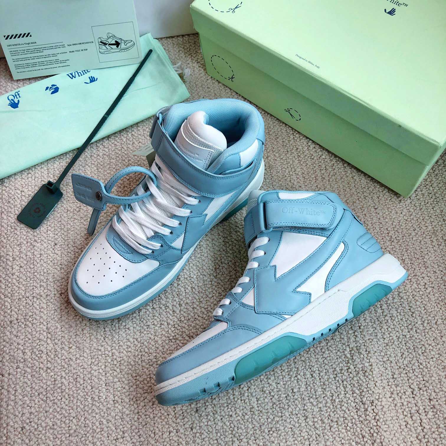 Off White Out Of Office Mid Top Sneaker - DopestKickz