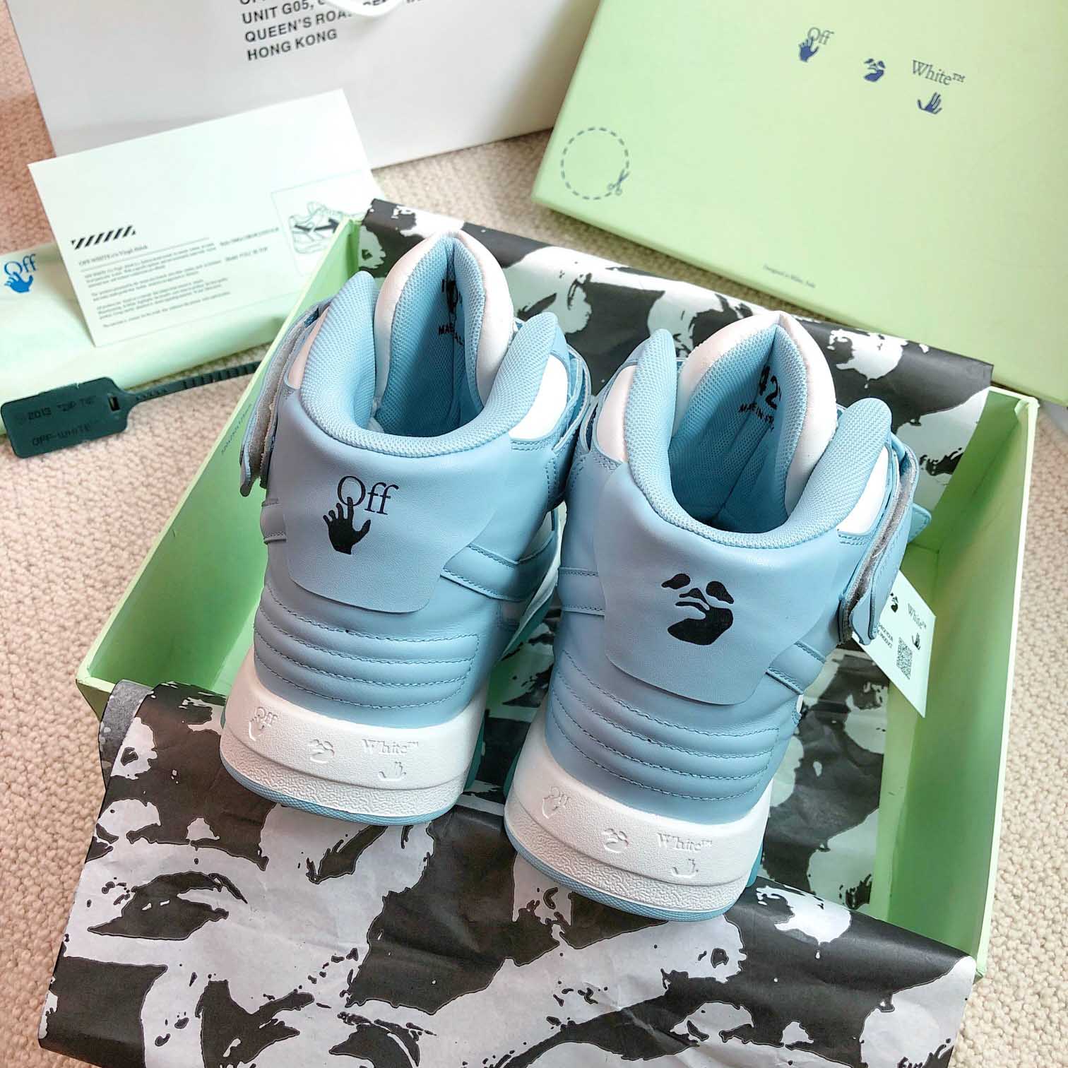 Off White Out Of Office Mid Top Sneaker - DopestKickz