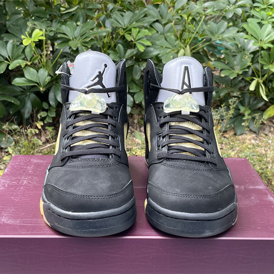 A Ma Maniére x Air Jordan 5 “Black” Sneakers     FD1330-001  - DopestKickz