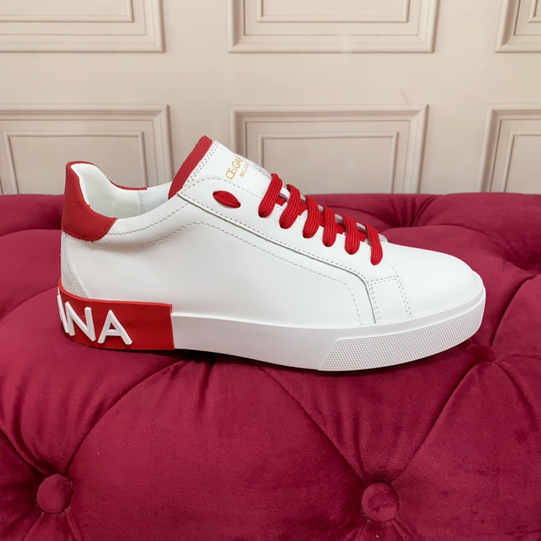 Dolce & Gabbana Calfskin Portofino Sneakers - DopestKickz