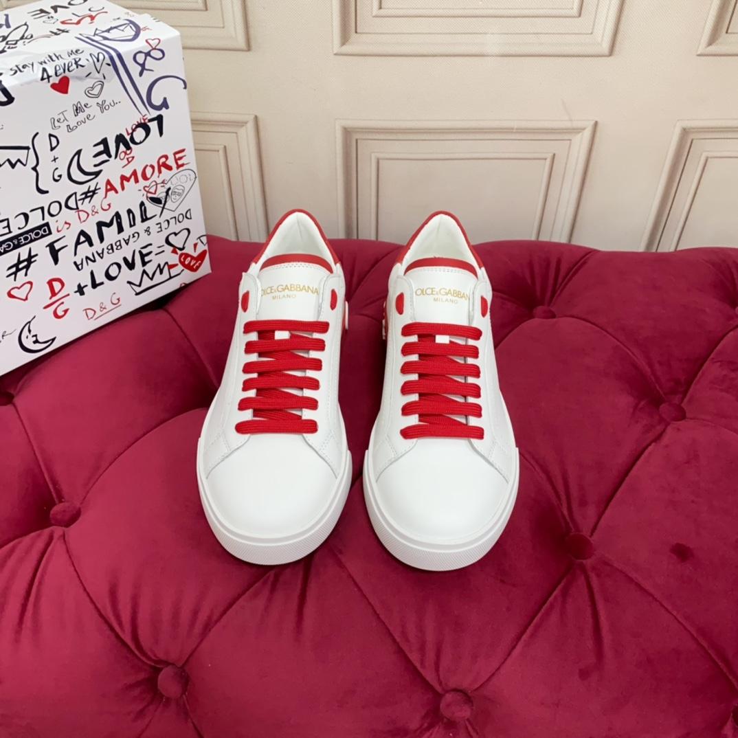 Dolce & Gabbana Calfskin Portofino Sneakers - DopestKickz