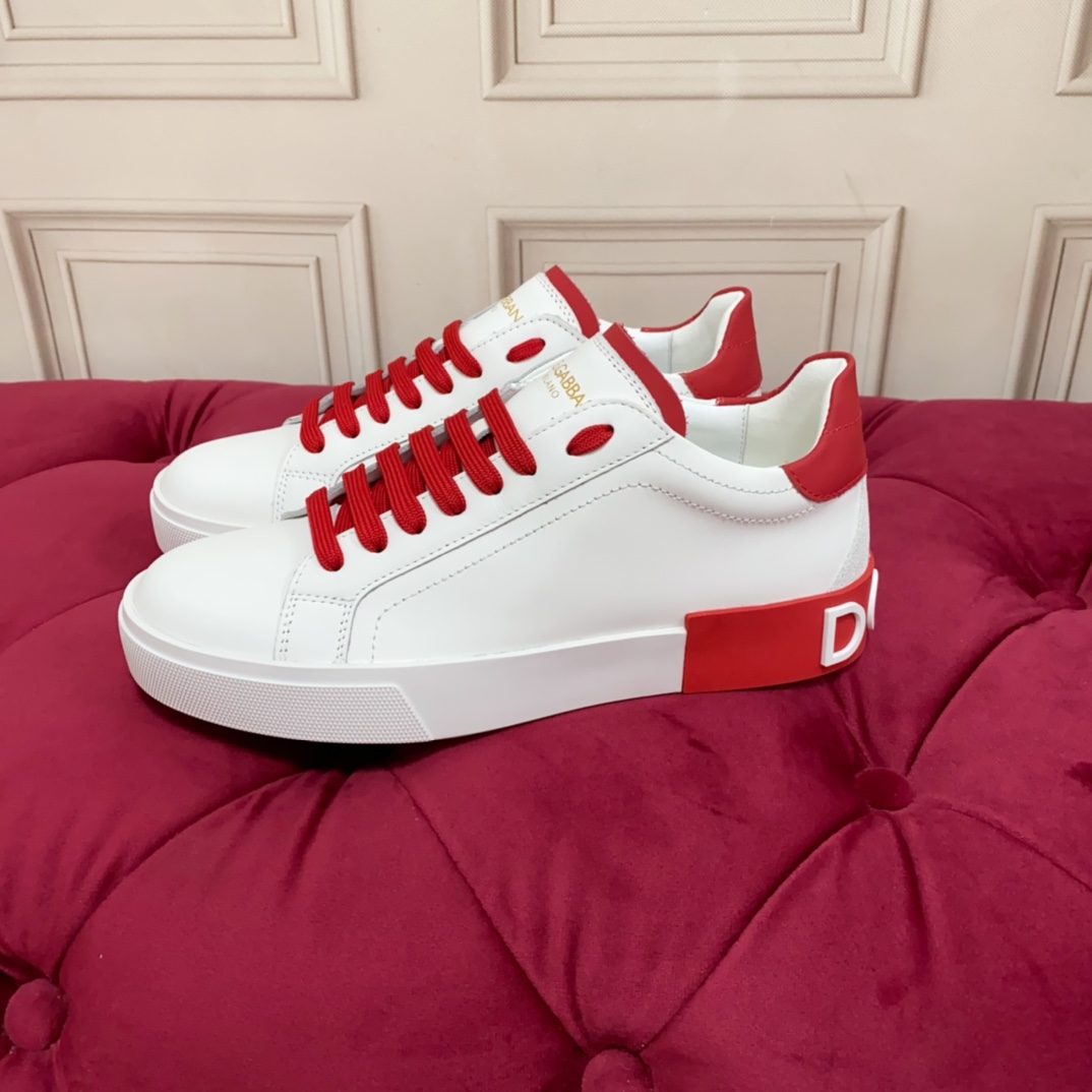 Dolce & Gabbana Calfskin Portofino Sneakers - DopestKickz