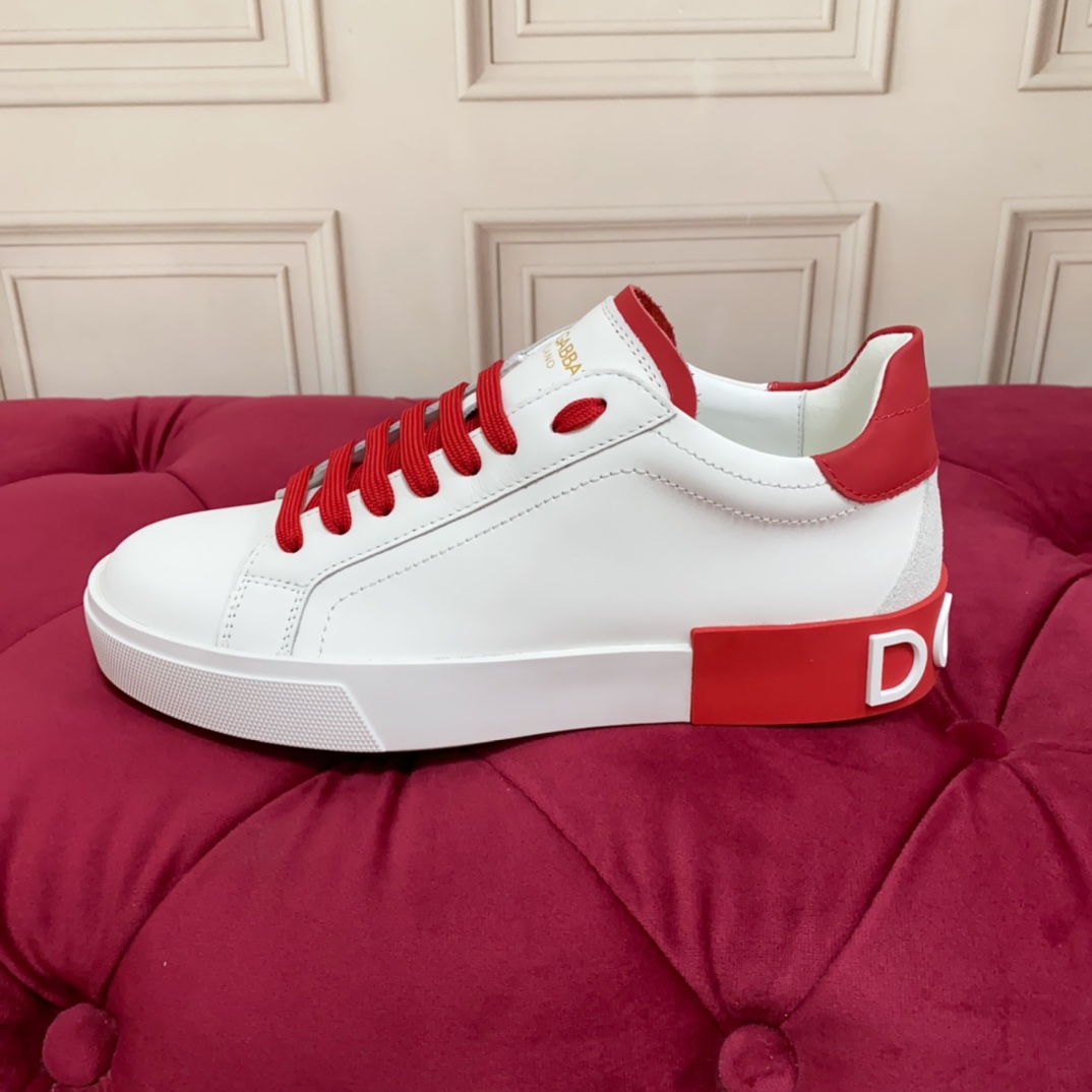 Dolce & Gabbana Calfskin Portofino Sneakers - DopestKickz
