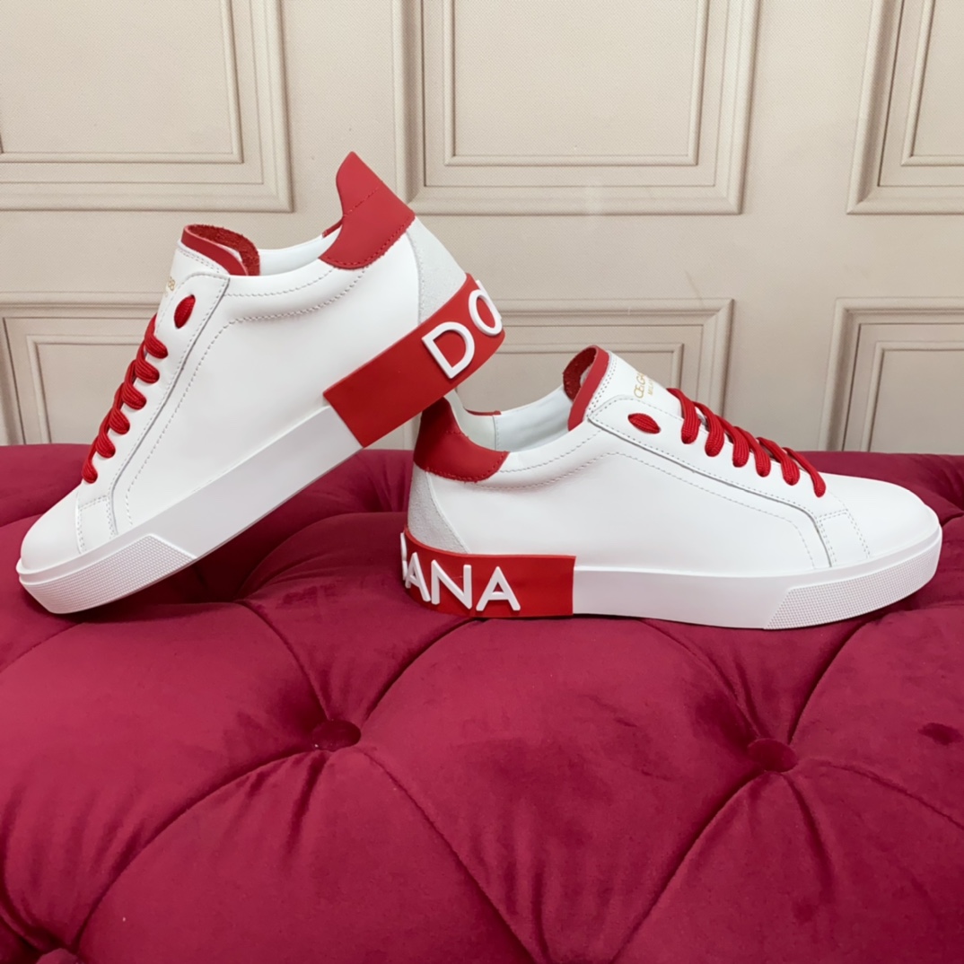 Dolce & Gabbana Calfskin Portofino Sneakers - DopestKickz