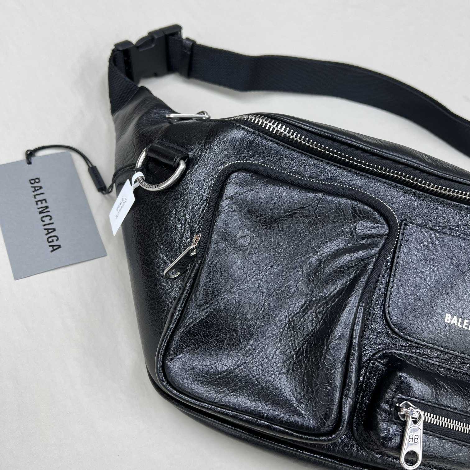 Balenciaga Superbusy Beltpack In Black - DopestKickz