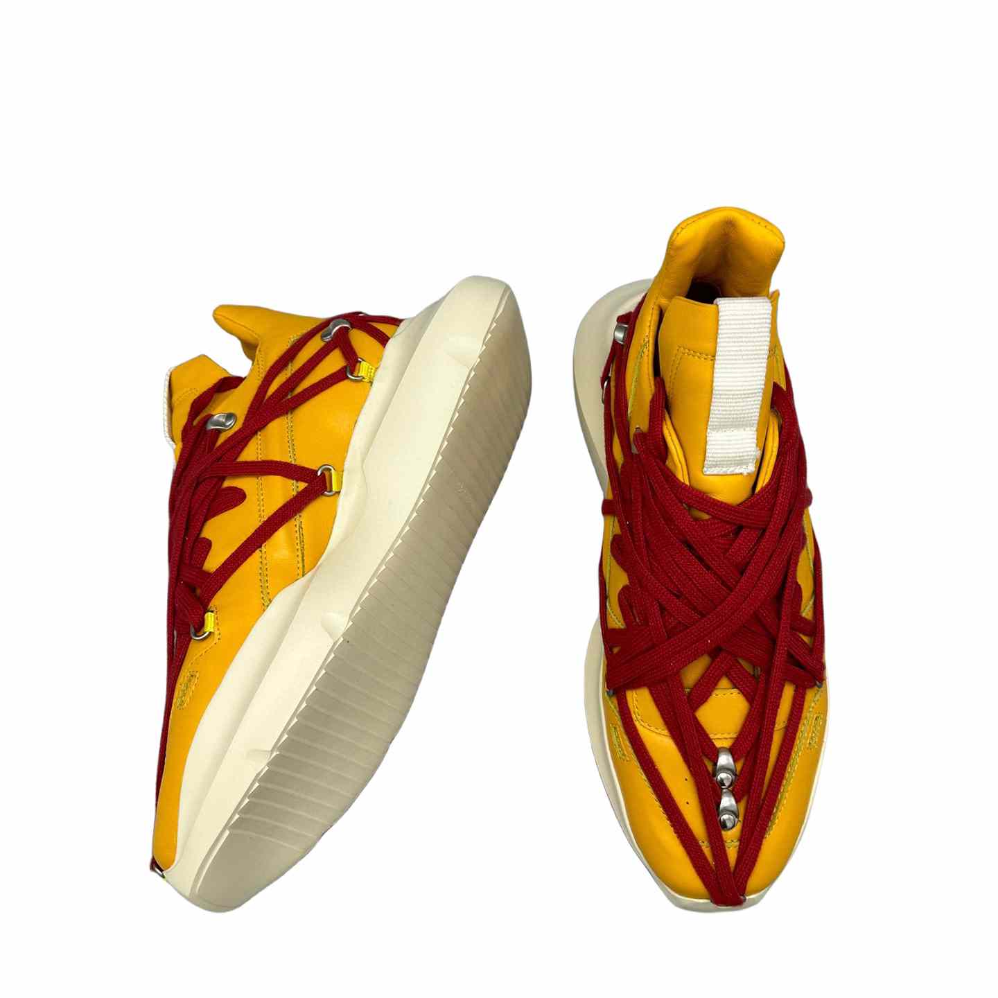 Rick Owens Geth Chunky High-top Sneakers - DopestKickz