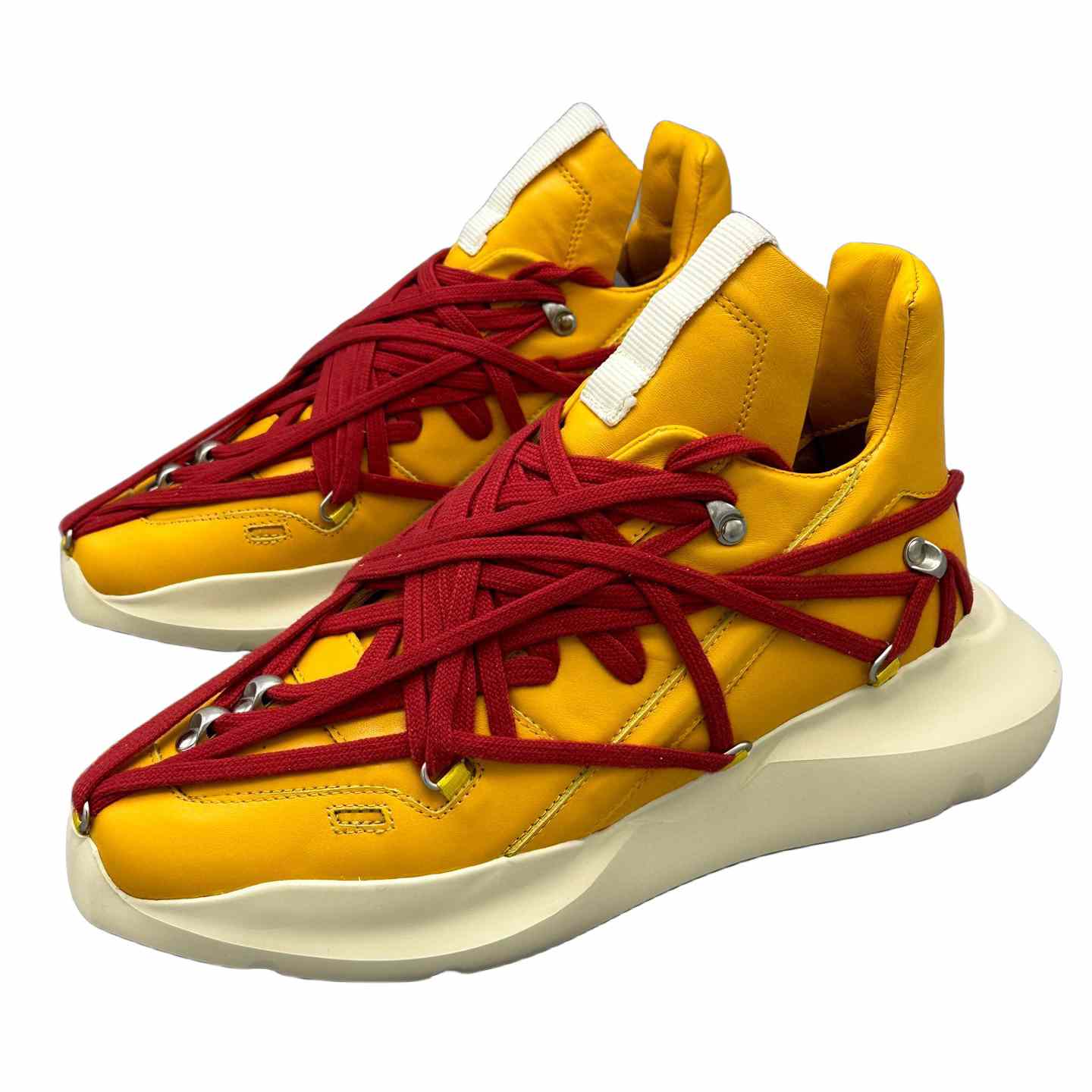 Rick Owens Geth Chunky High-top Sneakers - DopestKickz