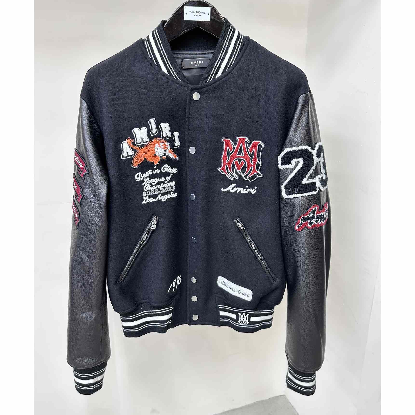 Amiri Bones Varsity Jacket - DopestKickz
