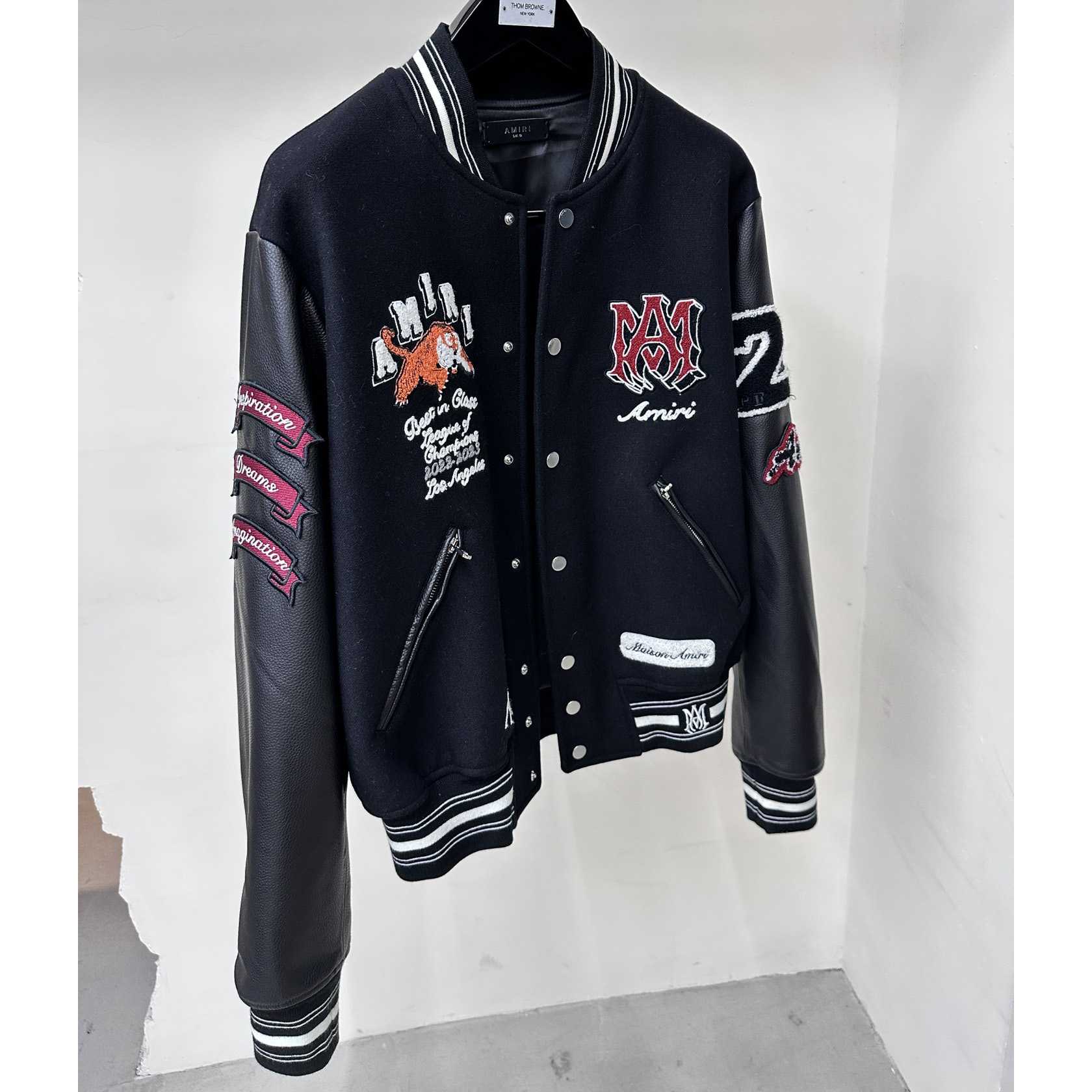 Amiri Bones Varsity Jacket - DopestKickz