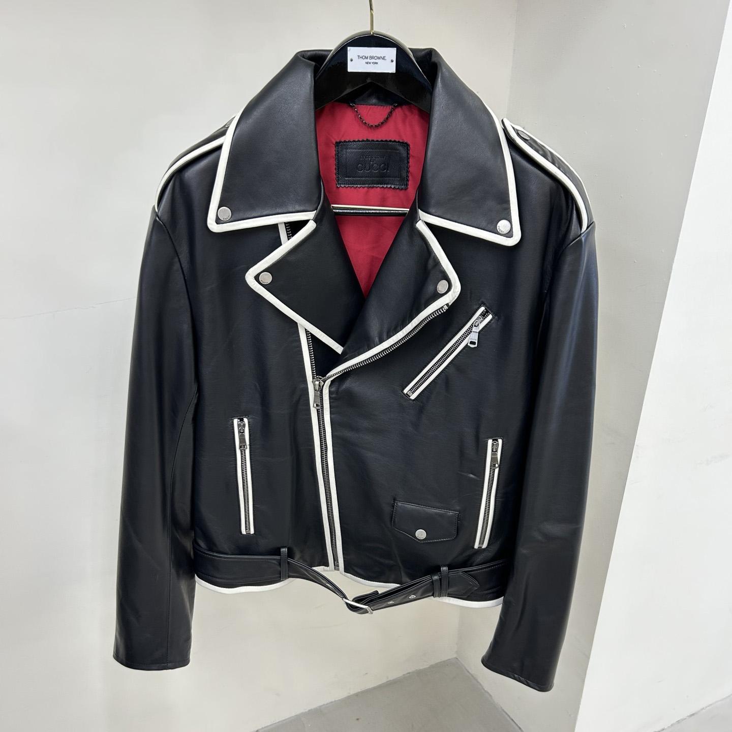 Gucci Leather Jacket - DopestKickz