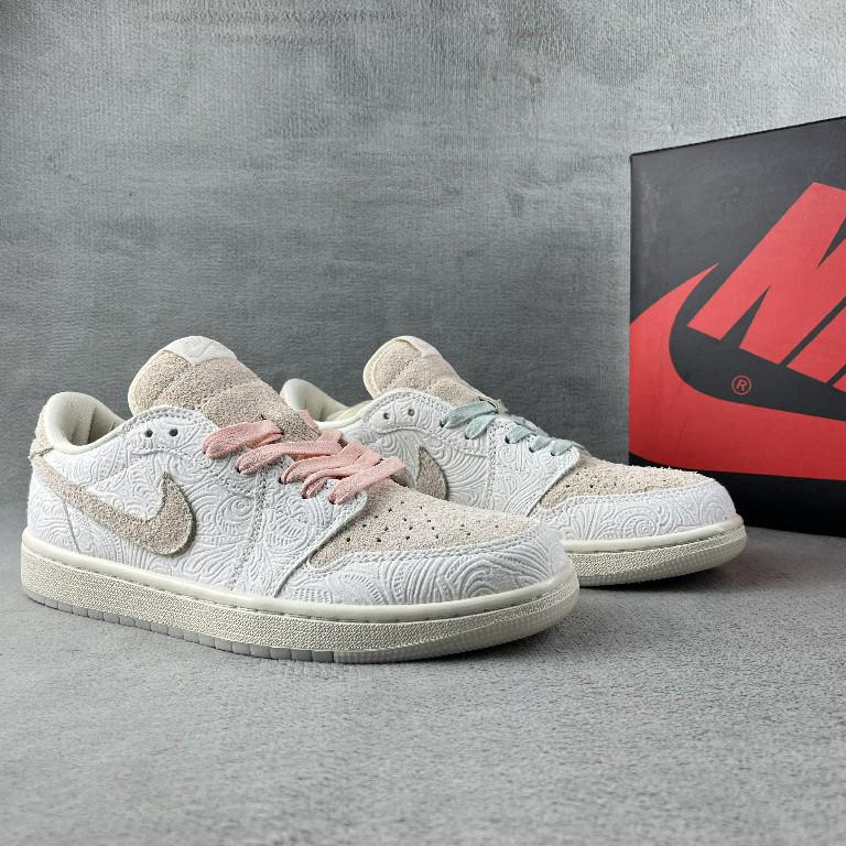 Chris Paul x Air Jordan 1 Low "Give Them Flowers" Sneaker   FZ0455-200 - DopestKickz