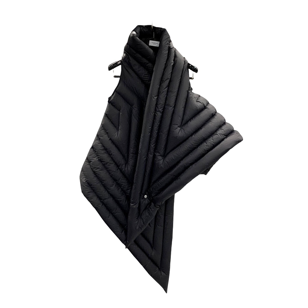 Rick Owens FW23 Luxor Gleam Vest In Black - DopestKickz