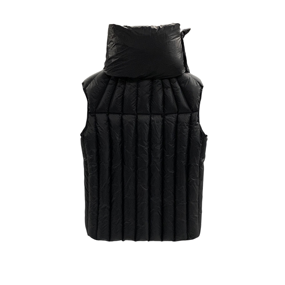 Rick Owens Black Quilted Down Vest - DopestKickz
