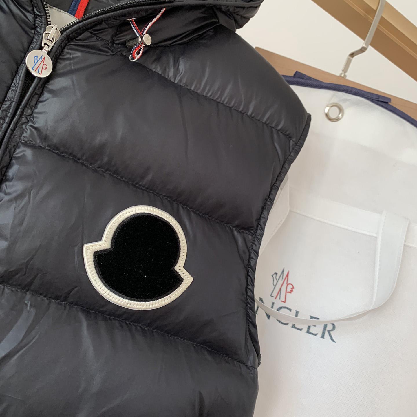 Moncler Black Vanoise Hooded Gilet - DopestKickz
