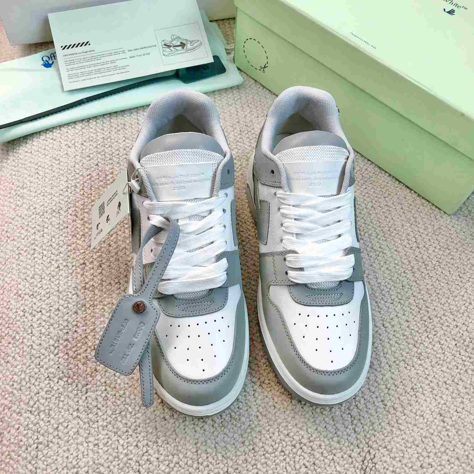 Off White Out Of Office Leather Sneakers - DopestKickz